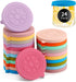 Colorful Silicone Lids For 5 Oz Glass Yogurt Jars | 24 Pack