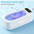 ylkjny 55KHz 400ml 4 Ultrasonic Jewelry Cleaner, Ultrasonic Cleaner with Cleaning Modes & LED Light, Ideal for Jewelry