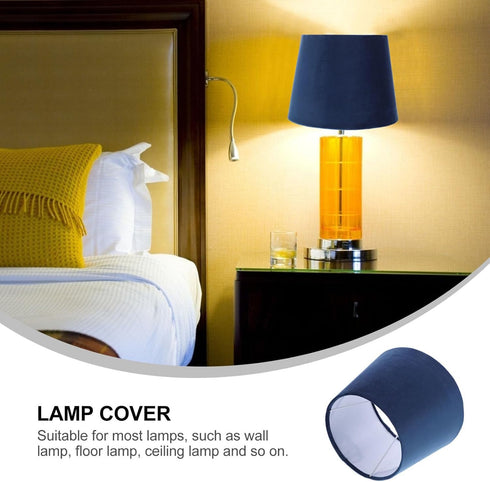 E27 STOBAZA Cloth Lampshade Fabric Lamp Shade Barrel Lamp Cover Replacement Table Light Shade for Floor Pendant Light