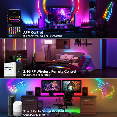 2.4G DR04W SK6812RGBW WS2814 BTF-LIGHTING WiFi SPI RGBW Controller Tuya APP/Smart Life/Google Home/Alexa Control