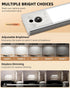 10inch 2400mAh Closet Dimmable Counter (2 Pack) EZVALO Under Cabinet Lighting, LED Motion Sensor Light Indoor, USB