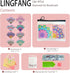 LINGFANG 8 Pcs Diamond Painting Bookmark, DIY Corner Book Makers for Adults, Small Kits for Beginners, Art Crafts Gift