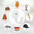 FYY Magnetic Wreath Hanger, 2 Pack Heavy Duty Magnets with Hook for Refrigerator, Christmas Decoration for Metal Doors