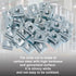 2020 Corner Bracket Kit, 20pcs Corner Brackets, 40pcs Hex Screws, 40pcs Slide Nuts, 40pcs Washers, 2pcs Hex Wrenches