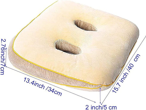 ZWDYY Car,Pink,40 35 7cm Office Cushion for Butt and Back,Beautiful Buttocks Cushion Orthopedic Seat Cushion Memory