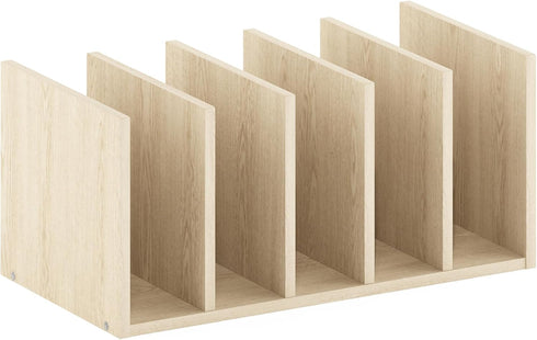 Furinno Hermite Desktop Bookshelf Storage Organizer, Home Office Supplies, Bauhaus Oak