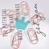 Cat Paper Clips, Rose Gold Jumbo Wide 20pcs 2 Inch Paper Clips for Planner, Large Paper Organizer Decor