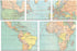 Cavallini Sticky Notes: Vintage Map