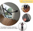 ALDEPO 30-600Cm Non-Slip,10.8Ft/330Cm 1ft/ Grab Bars Handrail Wrought Iron, Industrial Pipe Matte Black Stair Railing