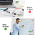 MoKo Magnetic Dry Erase Marker Holder, Durable Storage Organizer for Whiteboard, Refrigerator, Locker - White