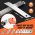 JOYUMY 20 Pack 10 18mm Utility Knife, Box Cutter Retractable, Box Knife for Cartons, Cardboard, and Boxes, Box Opener
