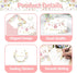 SMUAENSS 24 Pack Pink Baby Shower Thank You Cards with Envelopes, Girl Baby Gift Card Blank Note Card with Envelopes