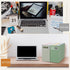 PerKoop 6 Pcs Morandi Colors Hanging File Organizer, Pastel Cardboard File Box with 12 Writable Labels for Aesthetic