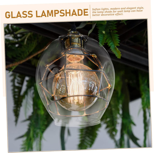 Glass Lights Shade Replacement Glass Globe Shade Wall Sconce Lamp Globes for Light Fixtures Sphere Lamp s for Pendant