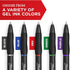SHARPIE S-Gel Gel Pens - Medium Point (0.7mm) Purple Gel Ink, 12 Count