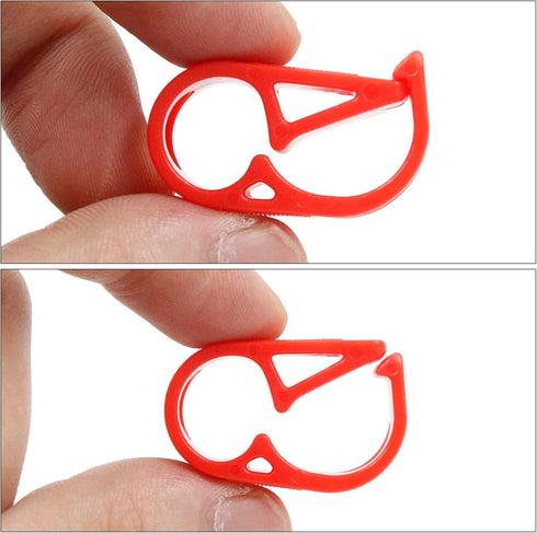 5 Pcs 1/4" - 5/16" Tube O.D. Plastic Tubing Clamps, Adjustable Shut Off Hose Clamp for Laboratory Flow Control