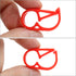 5 Pcs 1/4" - 5/16" Tube O.D. Plastic Tubing Clamps, Adjustable Shut Off Hose Clamp for Laboratory Flow Control