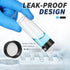 12PCS 30ml Glass Sample Bottles, Small Vials with Plastic Screw Cap Container for Sample Vial