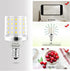 E17 Bulb,15W E17 G14 Bulbs,120 1200lm 5000K Bulbs, Non-Dimmable Bulb, Pack 4 Super Bright LED Intermediate Base LED