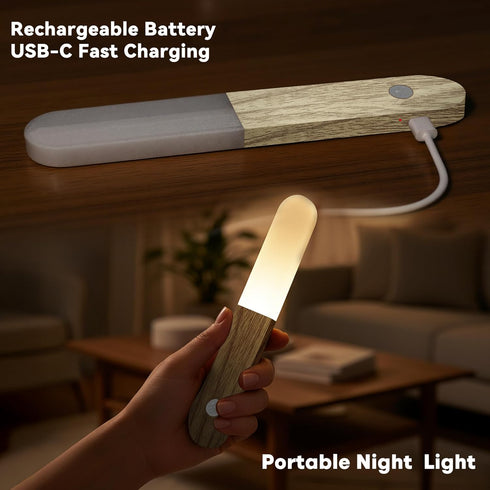 iThird Motion Sensor Light Indoor - Wireless Wall Light, lumi Light, Magnet Rechargeable LED Lights, Portable Night