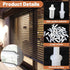 Bruislard 40 2 Pcs Plantation Shutter Repair Kit Size Shutter Fasteners Spring Loaded Repair Pins Replacement
