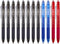 ParKoo Retractable Erasable Gel Pens Clicker Fine Point 0.7 mm 12-Pack for Sudoku and Crossword Puzzles