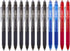 ParKoo Retractable Erasable Gel Pens Clicker Fine Point 0.7 mm 12-Pack for Sudoku and Crossword Puzzles