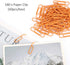 Paper Clips 180pcs, Orange 2.9x0.8cm, Cute Paper Clips Bookmarks for Office School Paper Files Organizing