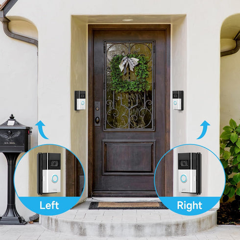 OLAIKE Adjustable Angle Mount for Video Doorbell Plus/2nd Gen/2/3/4, Easy to Install Black Wedge Kit (Doorbell NOT