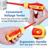 7 PCS 1000V Insulated Screwdriver Set, Professional Electrician Tool Set with Voltage Tester and Magnetic Tips