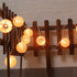 10 120V 9.83FT TIGOMOOV White Nylon Lantern String Lights, Plug in, White Wire, Waterproof Indoor Outdoor Hanging Fairy
