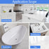 33oz Bathroom,Semi-Gloss,50-55sq.ft BEKOMN Tub Paint,Tub and Tile Refinishing Kit with Tools,Bathtub Paint White