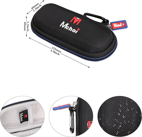 Mchoi Hard Case for OLIGHT Arkfeld UV 365nm Black Light with 1000 Lumens White LED Flashlight, Waterproof Shockproof
