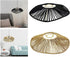 Koolouispoper Handwoven Rope Lampshade Pendant Light Cover Chandelier Covers Shades Pendant Lamp Shades for Home House