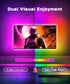 23ft 75-100 inch,RGB TV LED Backlight, TV LED Lights for TV Backlight Behind,USB Strip Lights Behind TV, Color Changing