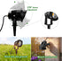 3000K White,12W 120V IP65 2Pack Romwish Outdoor Spotlight Warm LED Spot Lights Outdoor for Yard Garden Tree, Plug