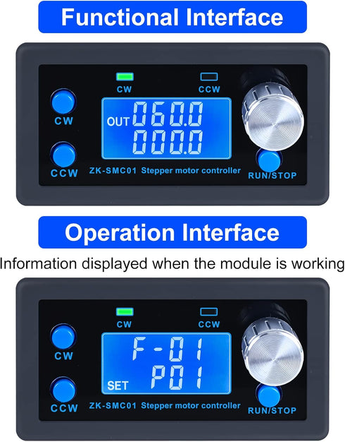 5-30V, 1/128 17/23 CNC Stepper Motor Controller (Driver Needed), PEMENOL DC Microstep Resolution, Adjustable Speed