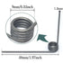 Torsion Spring Assortment for Tools Maintenance DIY, 90 Degree Spring Steel Construction, 1.2mm Wire Diameter (5pcs)