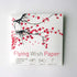 Flying Wish Paper Pack, 1 1 (2 Sets) 5" 5" Combo x Cherry Blossoms + x Make A Wish, Mini Kit Combos, Write it, Light