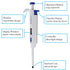 20-200ul Adjustable Volume Pipette Single Channel Manual Variable Laboratory High Accurate Lab Micro Pipette