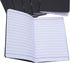 Yansanido 24 Pcs Pocket Notebook, 5.5 Inch x 3.5 Inch, Black Cover, 32 Sheets, 8 mm Ruled Pages, 70 Gsm Paper