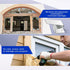 1/2 Inch Silver(20 Dunzy Universal Hurricane Shutters for Windows Exterior, Window Clips, Hurricane Clips for Brick