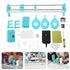 8 Optical Physics Experiment Kit for Middle School, Light Refraction and Imaging Equipment with Convex Lens and Optical