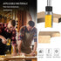 XWHLXY 4 Set 1/4'' 1/2", 3/8", 3/4", 1", 1.5" Pcs Pattern Flush Trim Router Bit Shank, Top Bearing Flush Cut Trim