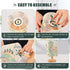 Amooorous Cartoon Baby Dinosaur Childlike Doodle Style Pastel Colors Bedroom Nightstand Lamps Baby Night Light for Home