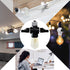 2 Pack Light Socket to Plug Adapter, Convert E26 Light Socket to 3-Prong Outlet Adapter and Light Bulb Socket (Black)