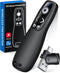 ELISWEEN Presentation Clicker Wireless Presenter Remote for PowerPoint, Powerpoint Clicker with Volume Control