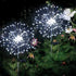 XIHAMA Solar Garden Lights 2 Pack, Fairy Firework Lights for Outdoor Yard Planter Pathway Patio Party Wedding