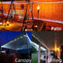 66ft 200 8 YEGUO Solar Rope Lights Outdoor Waterproof, LED White String Lights, Modes Fairy Lights in Clear Thin Tube