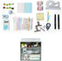 LETURE Desk Organizer with 4 Drawers - Clear Plastic Storage Box for Office Supplies, Gel Pens, Pencils